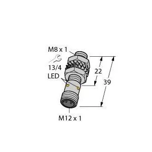 TURCK - BI1.5-EG08K-Y1X-H1341 - 1003640 - FERRITE BARREL NAMUR CON. M