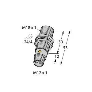 TURCK - BI5-M18-Y0-H1141 - 1006094 - FERRITE BARREL NAMUR CON. M