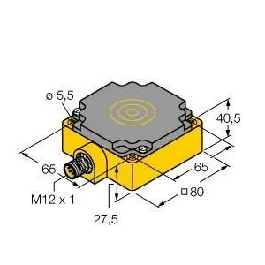 TURCK - NI50-CP80-Y1-H1141 - 1040195 - FERRITE RECT. NAMUR CON. M1