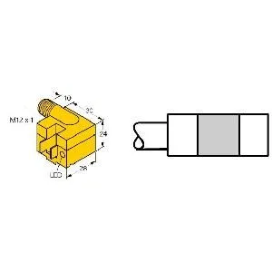 TURCK - BIM-AKT-Y1X-H1141 W/KLA1 - 1055290 - TRANS. RECT. NAMUR CON. M12