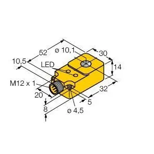 TURCK - BI10R-Q14-AN6X2-H1141 - 1407120 - FERRITE RING DC CON. M12