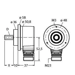 TURCK - RI-10T10C-4B5000-12M23 - 1545426 - INCREMENTAL