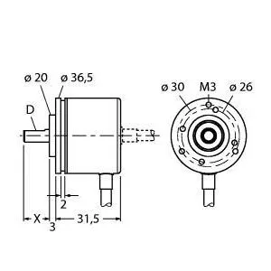TURCK - RI-04QA0S-4A100-C - 1545617 - INCREMENTAL