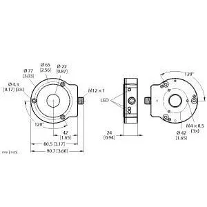 TURCK - RI360P0-EQR24M0-HESG25X3-H1181 - 1590911 - MULTITURN