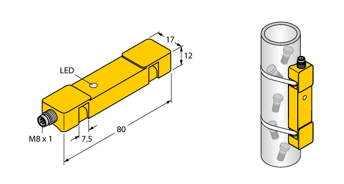 Turck NI20U-TS12-AP6X2-V1131/S989