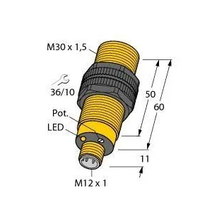 TURCK - BC10-S30-VN4X-H1141 - 2506010 - C BARREL-FL GEN. GEN.