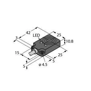 TURCK - BC8-Q10-AN6X2/S250 - 2621203 - C RECT. GEN. GEN.