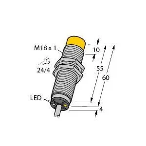 TURCK - NI12U-MT18-ADZ30X2 - 4209420 - UPROX BARREL AC CABLE