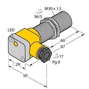 TURCK - BI10-G30SK-RZ3X2 - 4346600 - FERRITE BARREL AC TERMINALS