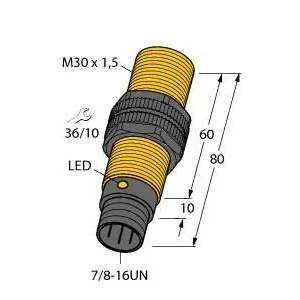 TURCK - BI10-P30-AZ3X-B2131 - 43749 - FERRITE BARREL AC CON. 7/8