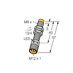 TURCK - NI4-EG08-AG41X-H1341 - 4561001 - FERRITE BARREL DC CON. M12
