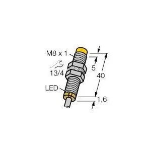 TURCK - NI4U-EG08-AN6X - 4600610 - UPROX BARREL DC CABLE