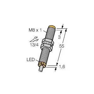 TURCK - NI2-G08-AN6X - 4601300 - FERRITE, BARREL, DC, CABL