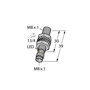 TURCK - BI3U-EM08-AN6X-V1131 - "4602423 - UPROX, BARREL, DC, CON. M8"