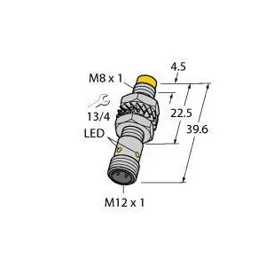 TURCK - NI3-M08K-AP6X-H1341 - 4602852 - FERRITE, BARREL, DC, CON.