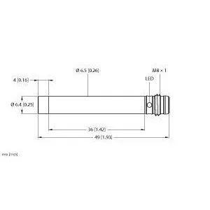 TURCK - NI3-EH6.5-AN6X-V1131 - 4612520 - FERRITE, BARREL, DC, CON.
