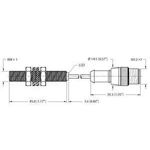 TURCK - BI3-EGT08FE-AN6X-0.5-RS4T - "46147120 - FERRITE, BARREL, DC, PIGTAI"