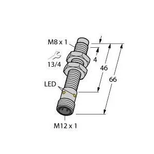 TURCK - NI6-EG08FE-AN6X-H1341 - 4614713 - FERRITE, BARREL, DC, CON.