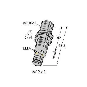 TURCK - BI10-EG18FM-AP6X-H1141 - "4614725 - FERRITE, BARREL, DC, CON. M1"