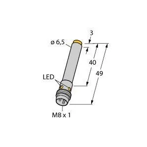 TURCK - NI6U-EH6.5-AP6X-V1131 - 4631510 - UPROX BARREL DC CON. M8