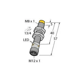 TURCK - NI6U-EG08-AN6X-H1341 - 4635805 - UPROX BARREL DC CON. M12