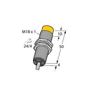 TURCK - NI10-G18-AP6 - 46412 - FERRITE BARREL DC CABLE