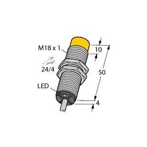 TURCK - NI10-G18-AP6X - 4641600 - FERRITE BARREL DC CABLE