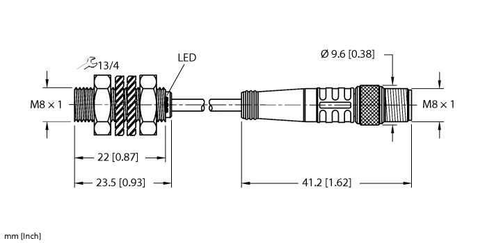 Turck BI2-EG08K-AP6X-0.3-PSG3M