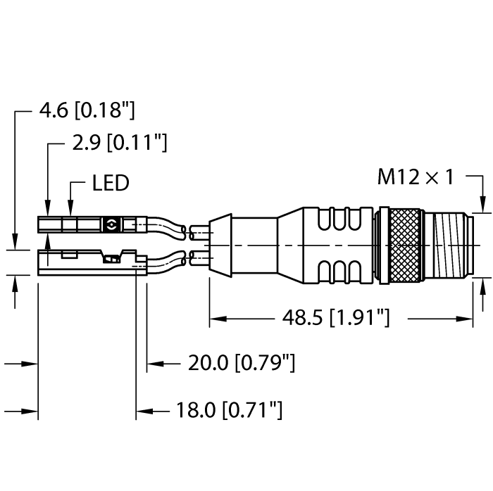 Turck BIM-UNR-2AN6X-0.2-RSC4.4T