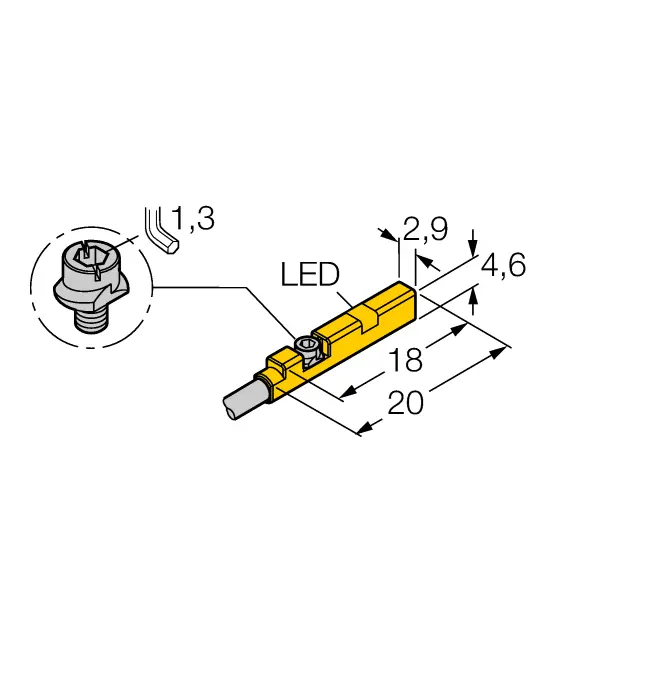 Turck BIM-UNR-AN6X 7M W/M