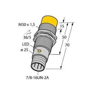 TURCK - NI15-G30-AN6X-B1141 - 46955 - FERRITE BARREL DC CON. 7/8