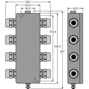 TURCK - JBBS-49-T615B/EX - 6611447 - WIRE BLOCK, FOUNDATION FI