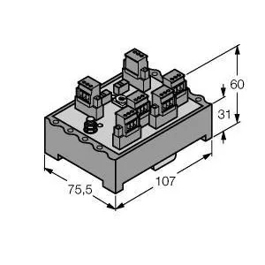 TURCK - JRBS-40SC-4R/EX - 6611459 - DEVICE COUPLER, FF + PA,