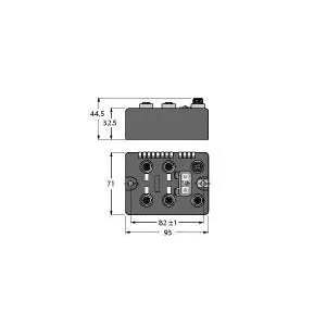 TURCK - BLCDN-4M12S-8XSG-PD - 6811007 - DEVICENET