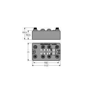 TURCK - BLCDN-4M12WMT-4AI4AO-VI - 6811063 - DEVICENET