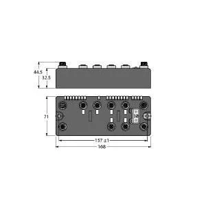 TURCK - BLCEN-6M12LT-4AI-VI-2AO-I - 6811482 - MULTIPROTOCOL ETHERNET
