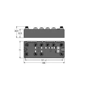 TURCK - BLCEN-6M12LT-2AI-PT-8XSG-P - 6811515 - MULTIPROTOCOL ETHERNET