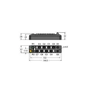 TURCK - TBEN-S1-8DIP-D - 6814034 - MULTIPROTOCOL ETHERNET