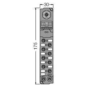 TURCK - SDPB-0808D-0001S - 6824166 - PROFIBUS-DP