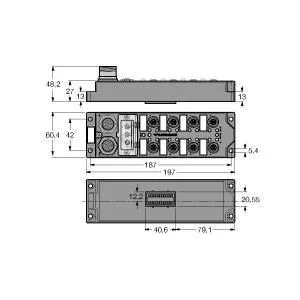 TURCK - FLDP-IOM124-0002(A2) - 6825348 - PROFIBUS-DP