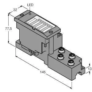TURCK - BL67-B-4M8 - 6827189 - SYSTEMBUS