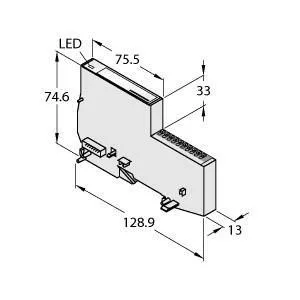 TURCK - BL20-E-8DI-24VDC-P - 6827227 - SYSTEMBUS