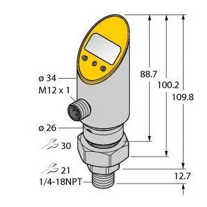 TURCK - PS100R-503-LI2UPN8X-H1141 - 6832287 - CER (REL)  SENSOR GEN. GEN.