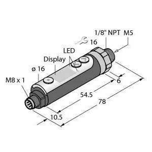 TURCK - PK01VR-P14-2UP8X-V1141 - 6833006 - SIL (ABS)  SENSOR GEN. GEN.