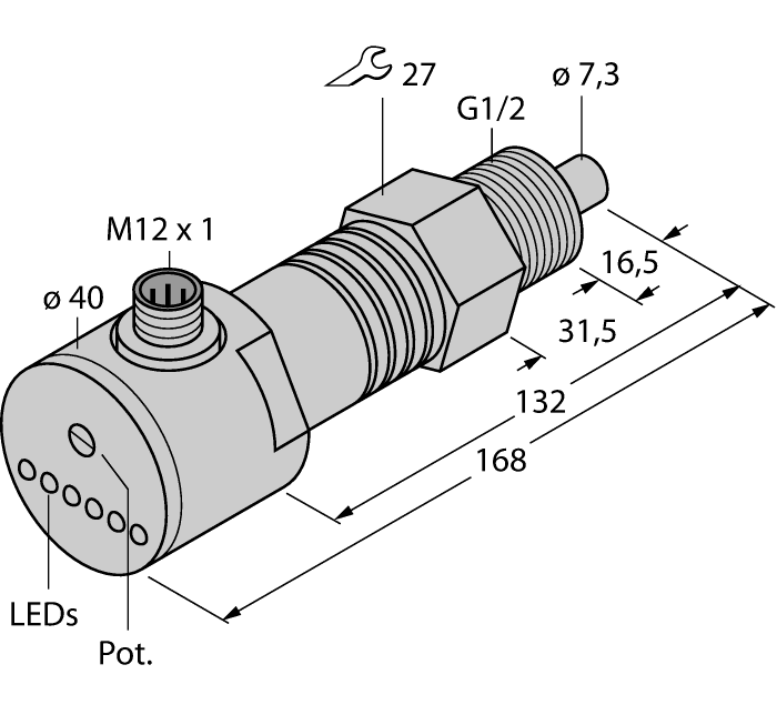 Turck FCS-GL1/2A4-AP8X-H1141/D090