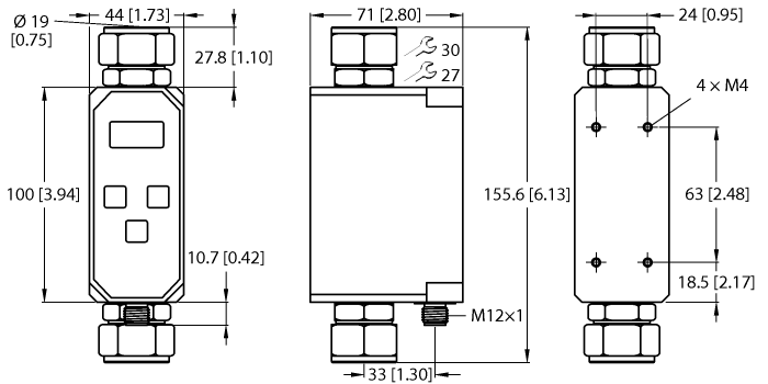 Turck FTCI-N3/4D19A4P-2ARX-H1160