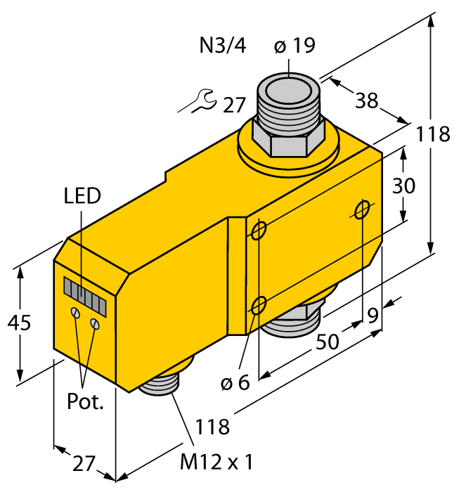 Turck FCI-N3/4D20A4P-LIX-H1141