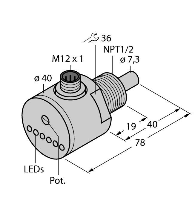 Turck FCS-N1/2A4-AN8X-H1141