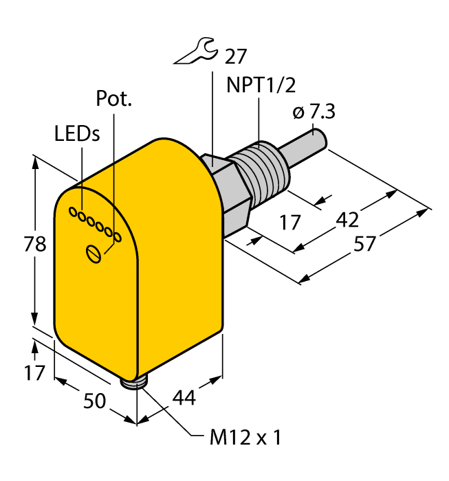 Turck FCS-N1/2A4P-LIX-H1141/D037