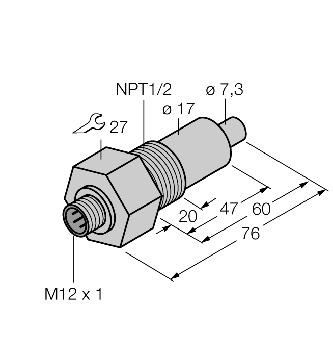 Turck FCS-N1/2A4-NA-H1141-L060
